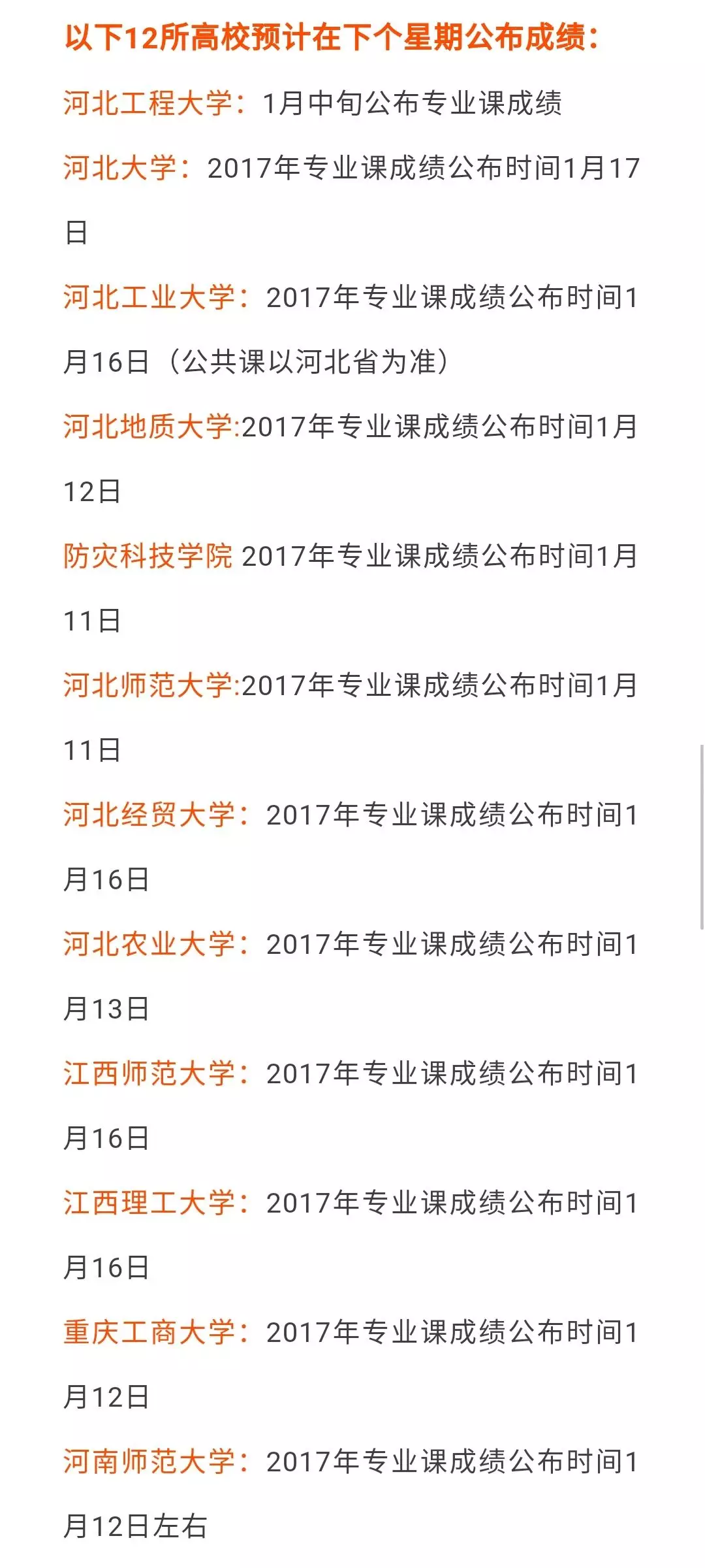 这所高校即将公布成绩!历年成绩公布最早的12所高校有你的吗?(图2)